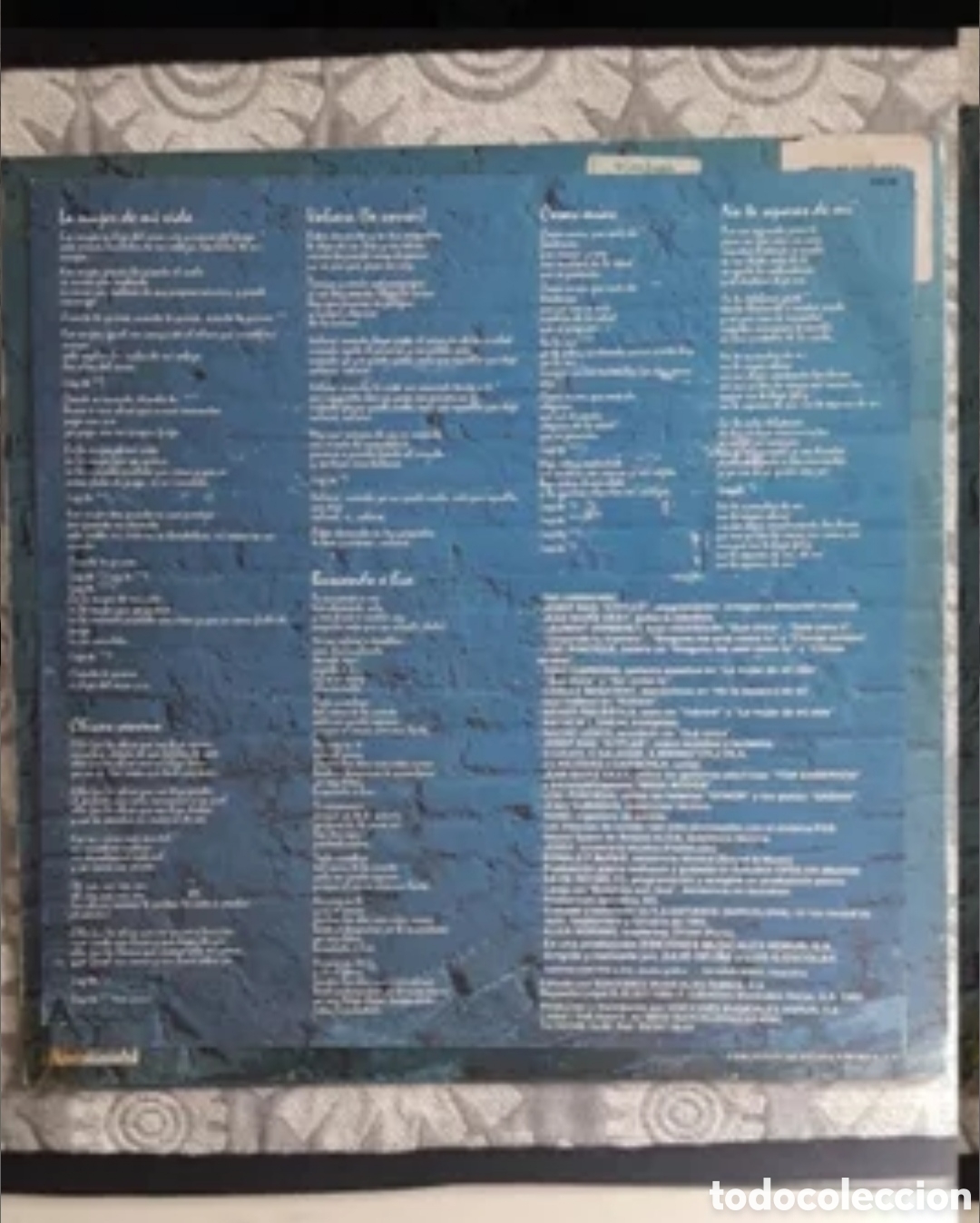 Discos de vinilo: Lp Sergio Dalma. S&oacute;lo para ti - Foto 6