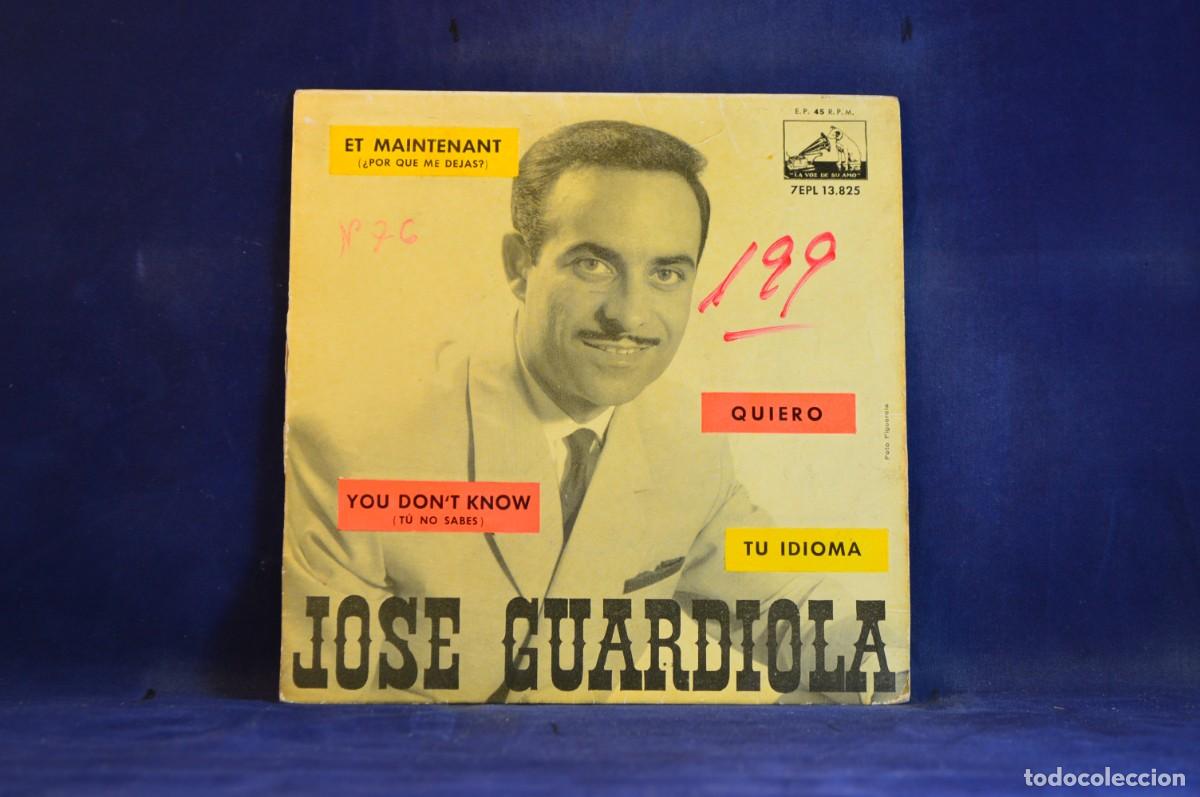 Discos de vinilo: JOSE GUARDIO ET MAINTENANT - + 3 EP - Foto 1