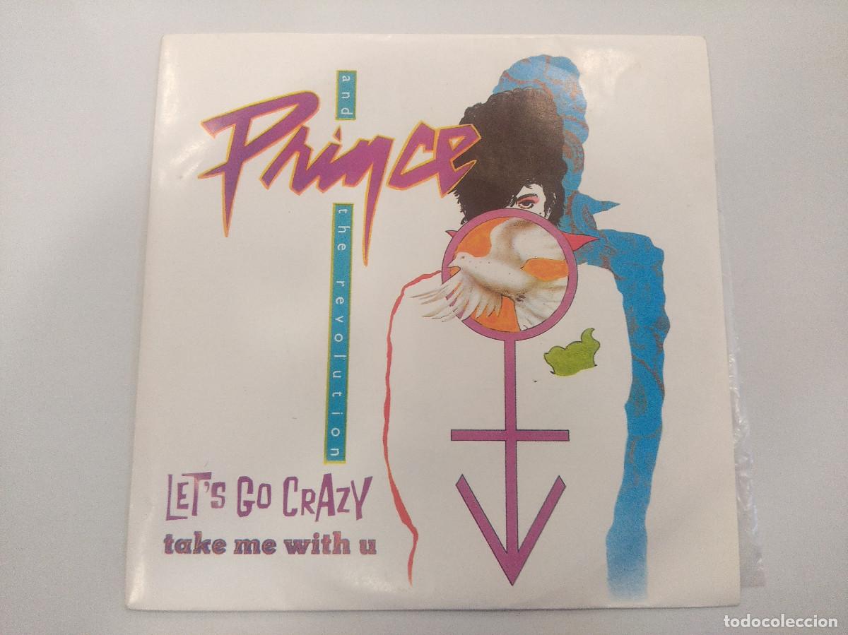 Discos de vinilo: PRINCE AND THE REVOLUTION/LETS GO CRAZY/SINGLE. - Foto 1