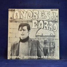 Discos de vinilo: ANDRES BARRO - CORPIÑO XEITOSO - RAPACIÑA - SINGLE