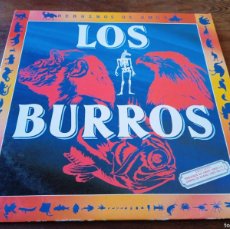 Discos de vinilo: LOS BURROS - REBUZNOS DE AMOR + JAMON DE BURRO - DOBLE LP ORIGINAL GASA 1983 CARPETA DOBLE