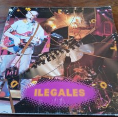 Discos de vinilo: LOS ILEGALES - EN DIRECTO - DOBLE LP ORIGINAL NUEVOS MEDIOS 1986 CARPETA DOBLE