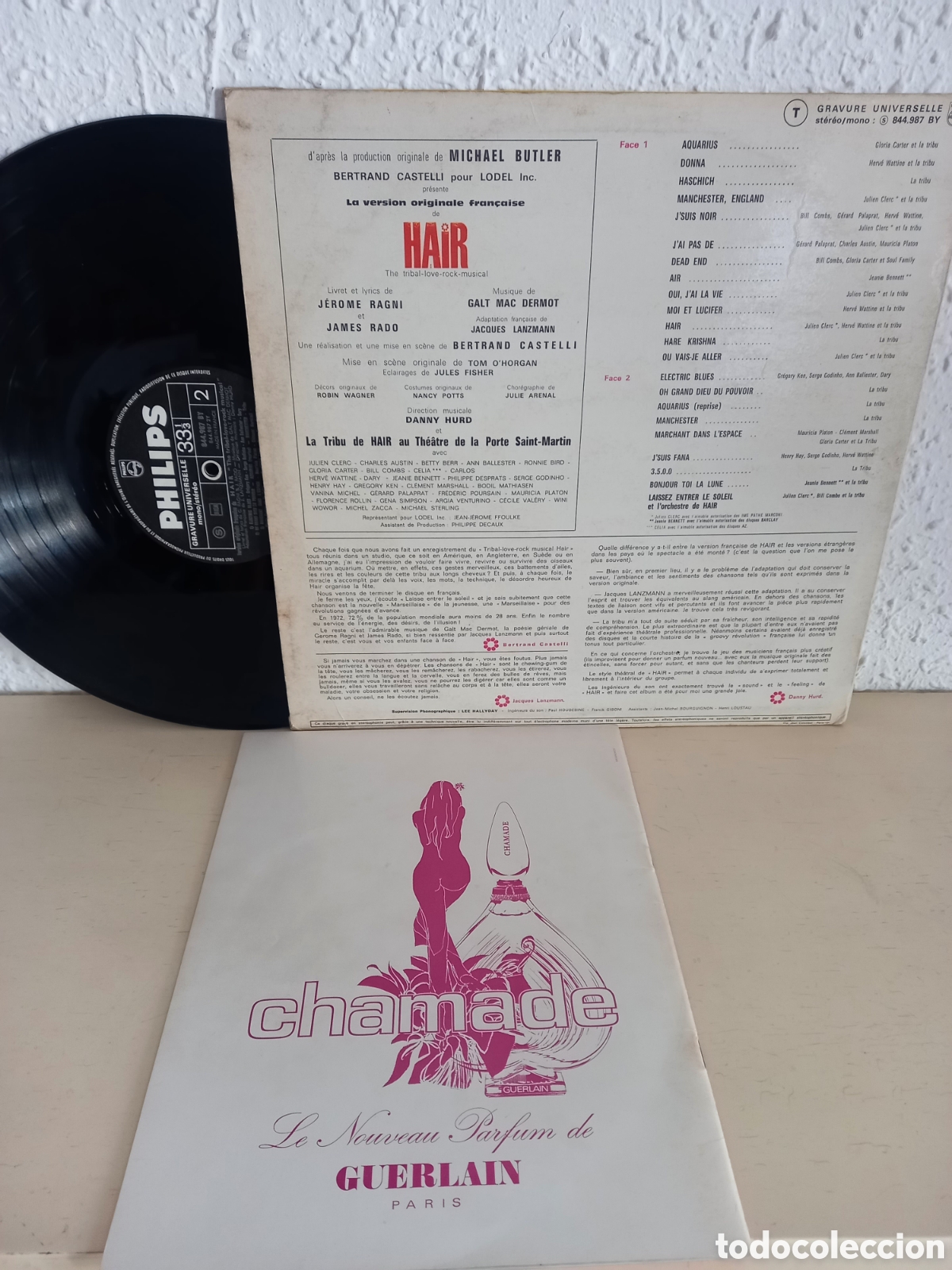 Discos de vinilo: HAIR. Musical. Version Originale Francaise. Incluye programa - Foto 2