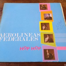 Discos de vinilo: AEROLINEAS FEDERALES - HOP HOP - LP ORIGINAL DRO 1987 ENCARTE Y LETRAS