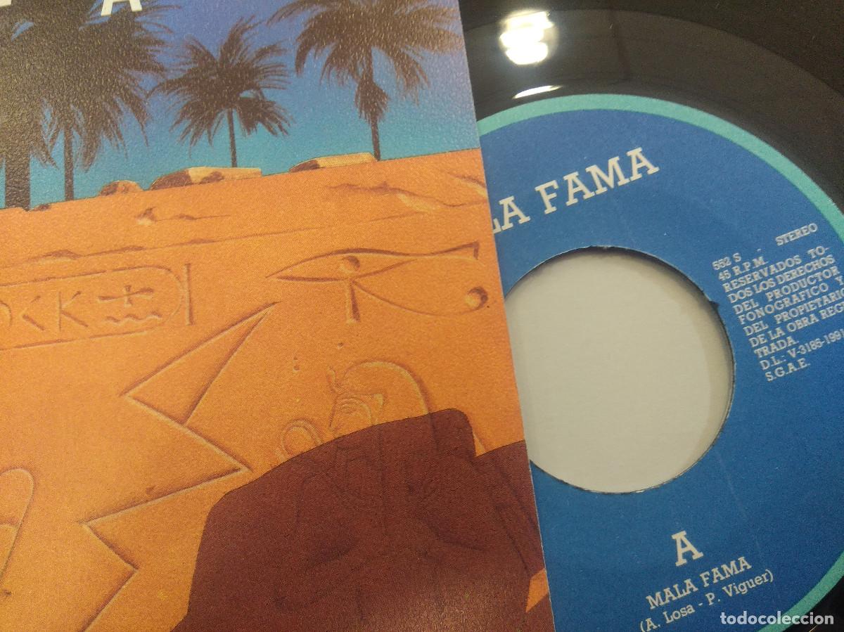 Discos de vinilo: MALA FAMA/MALA FAMA/SINGLE. - Foto 2