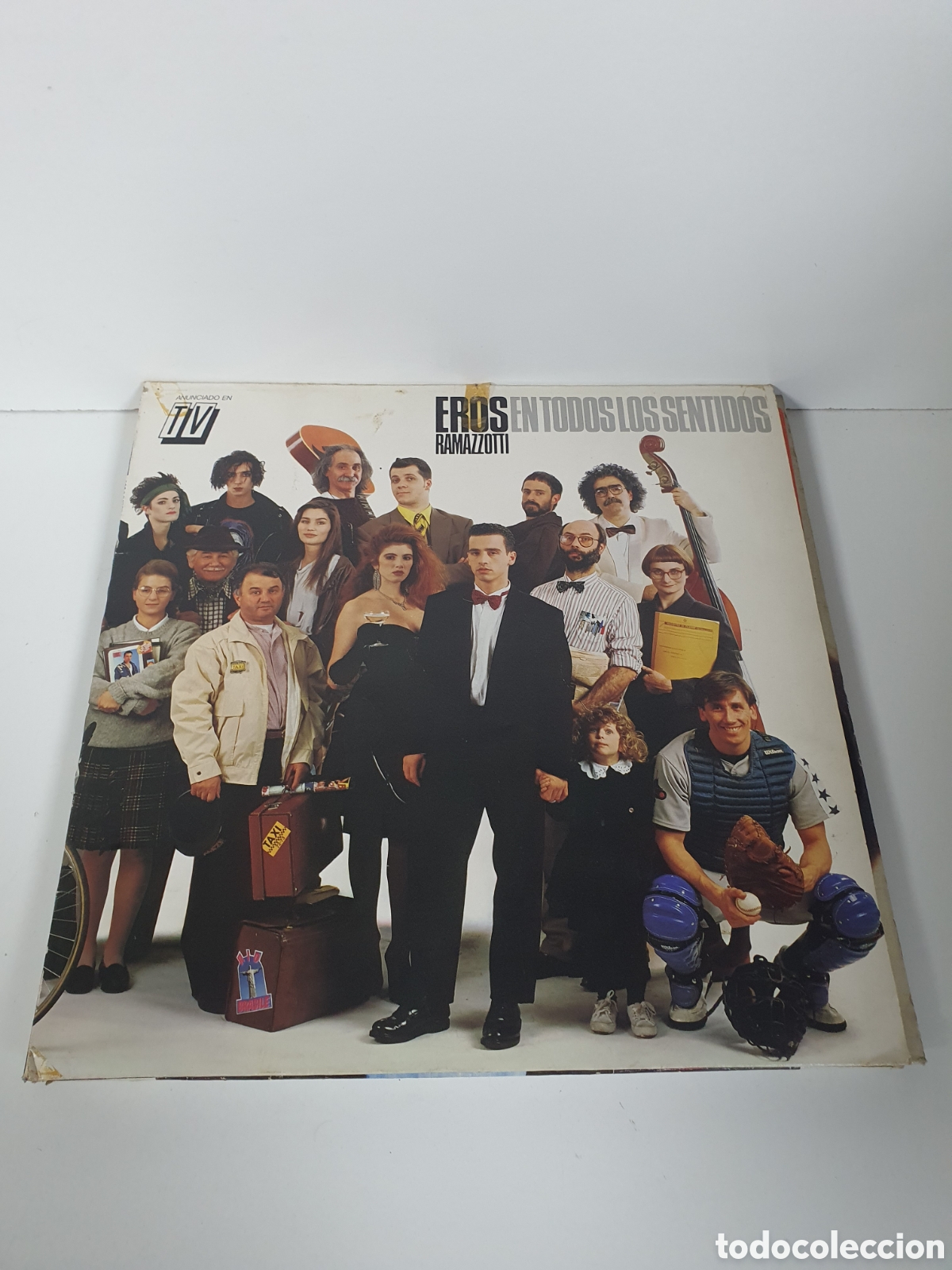Discos de vinilo: EROS RAMAZZOTTI: EN TODOS LOS SENTIDOS - Foto 1