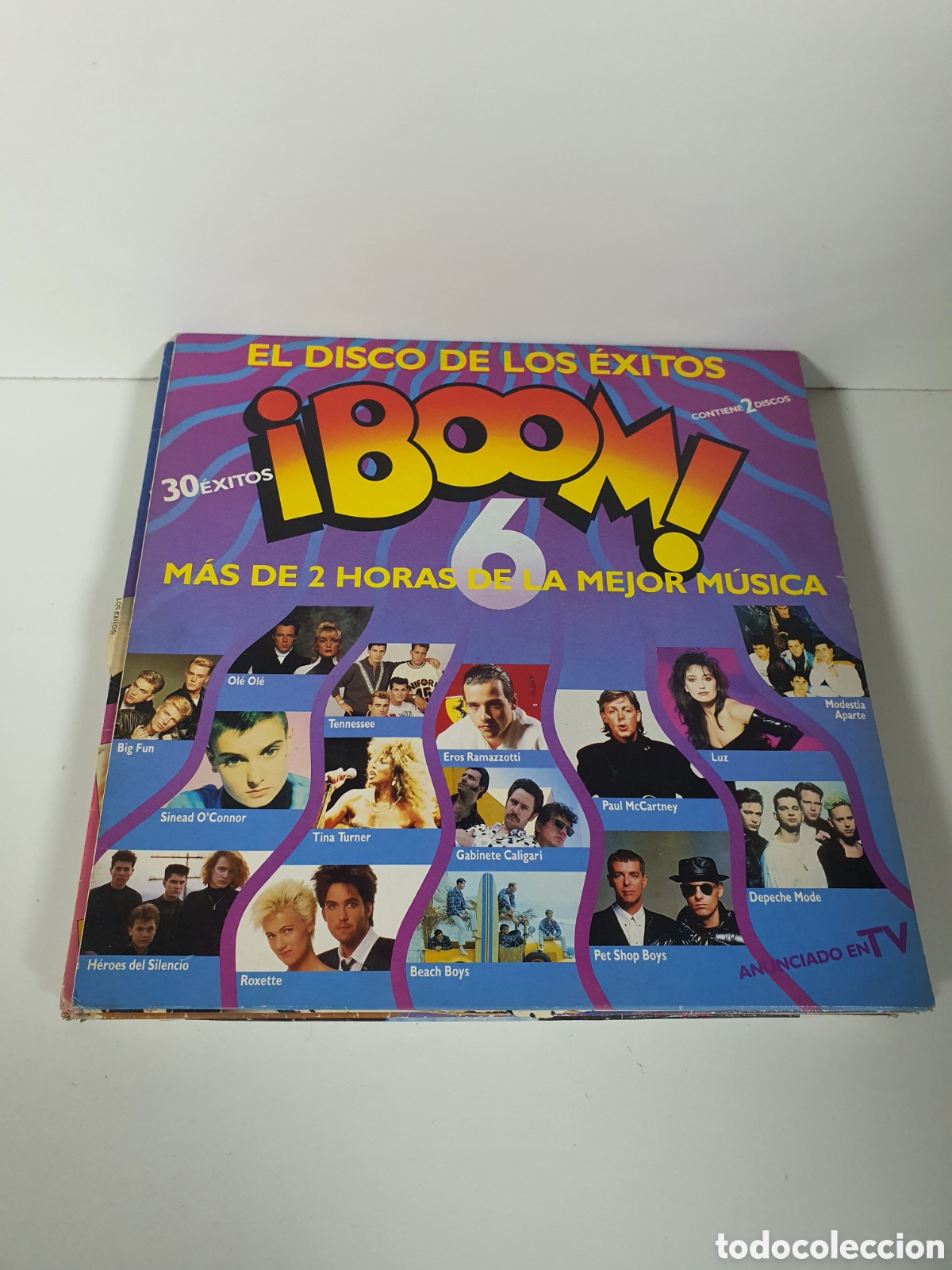 Discos de vinilo: BOOM 6-EL DISCO DE LOS EXITOS-30 EXITOS-DOBLE LP-ORIGINAL 1990 - Foto 1