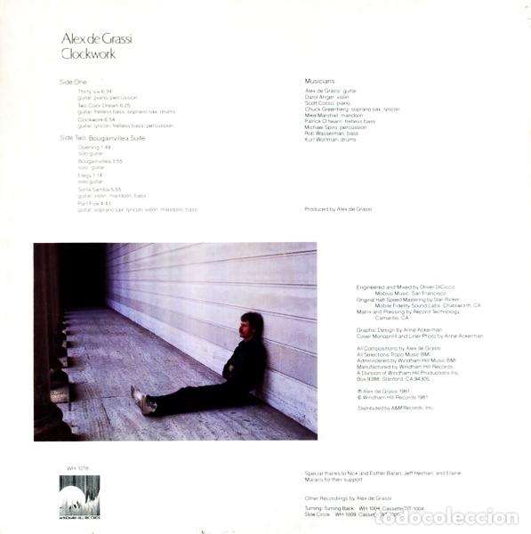 Discos de vinilo: Alex De Grassi &ndash; Clockwork - Foto 2