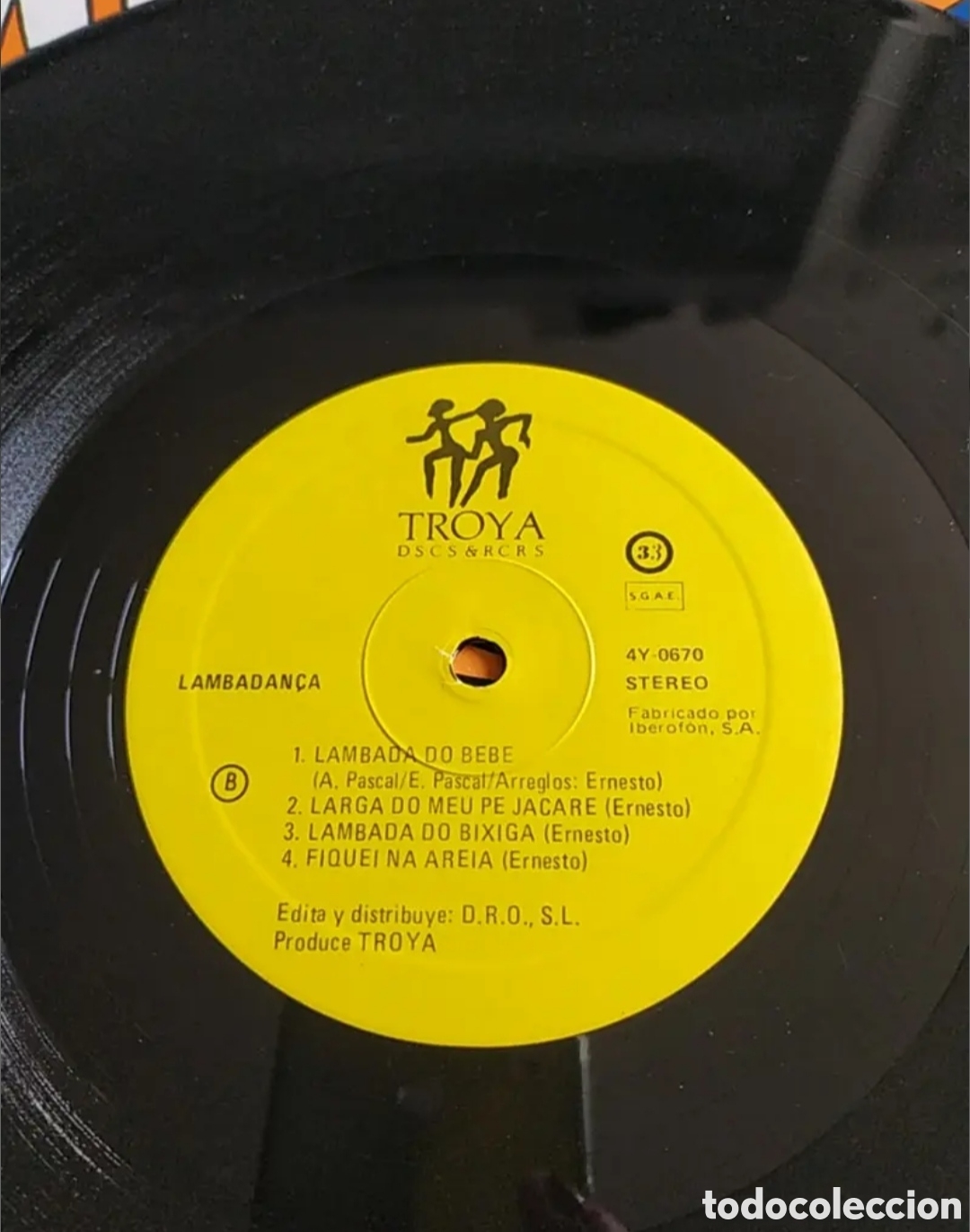 Discos de vinilo: Lp Mistura Tropical. Lambada - Foto 4