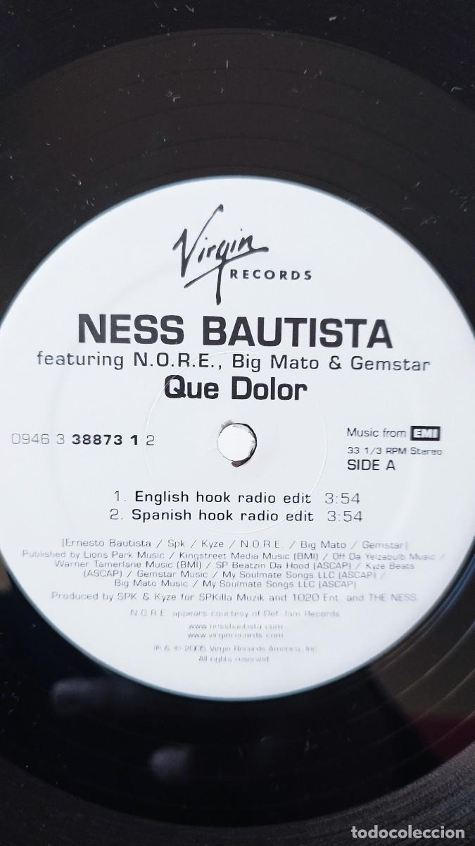Discos de vinilo: Ness &ndash; Que Dolor / Don Quixote.Vinilo Maxi Single - Foto 2