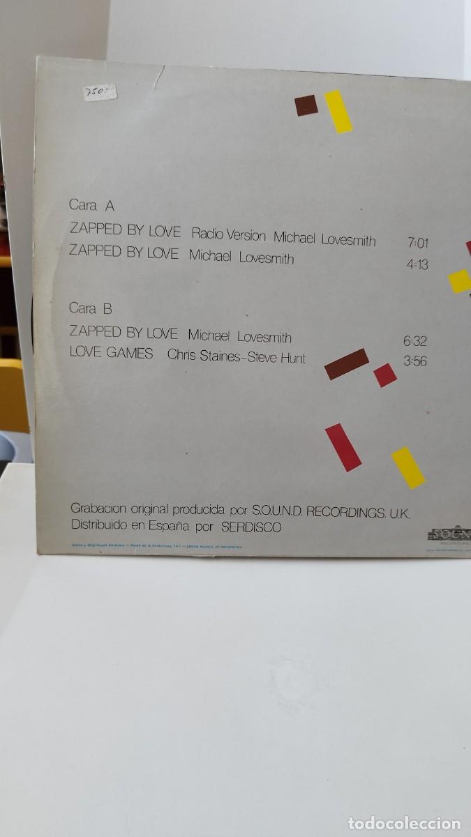 Discos de vinilo: Debbie Sharp &ndash; Zapped By Love.Vinilo Maxi Single,Synth pop-Disco - Foto 3