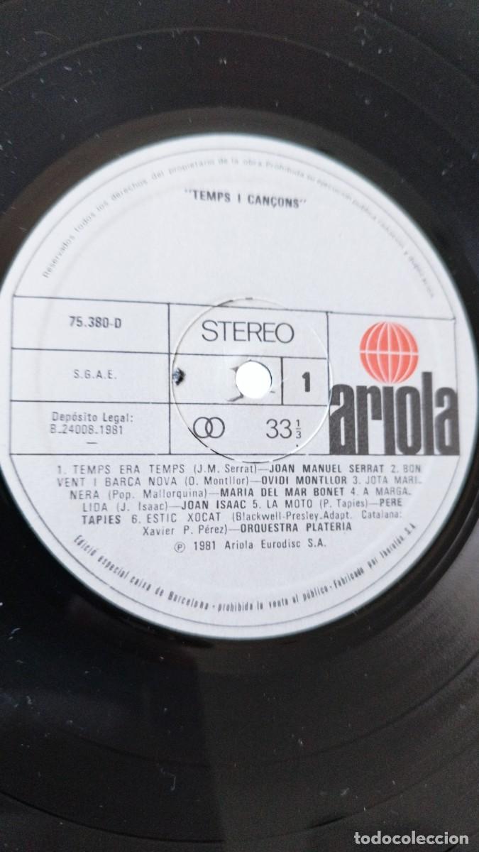 Discos de vinilo: Temps I Can&ccedil;ons 1976-1981.Vinilo Lp - Foto 2