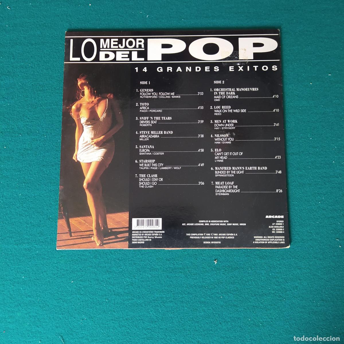 Discos de vinilo: Lo Mejor Del Pop - 14 Grandes Exitos - Foto 2