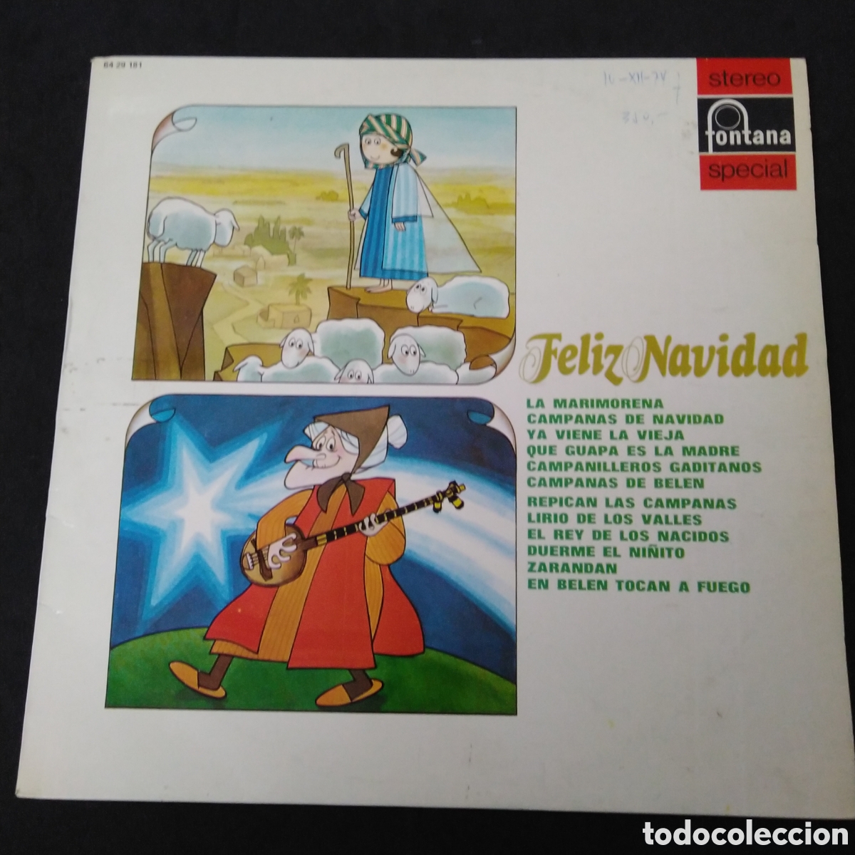 Discos de vinilo: FELIZ NAVIDAD - VILLANCICOS - FONTANA ESPECIAL - LP - 1973