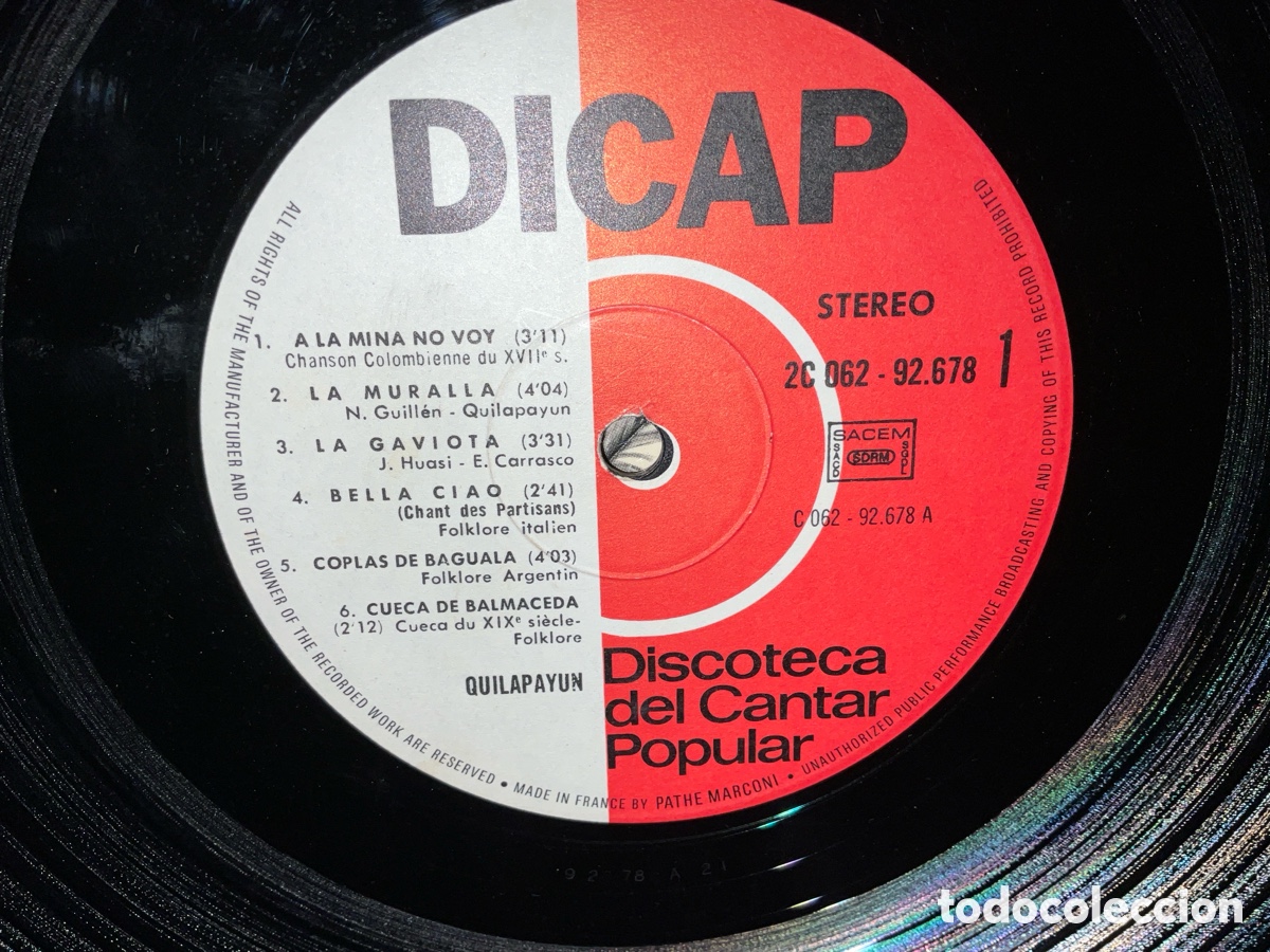 Discos de vinilo: QUILAPAYUN - Foto 4