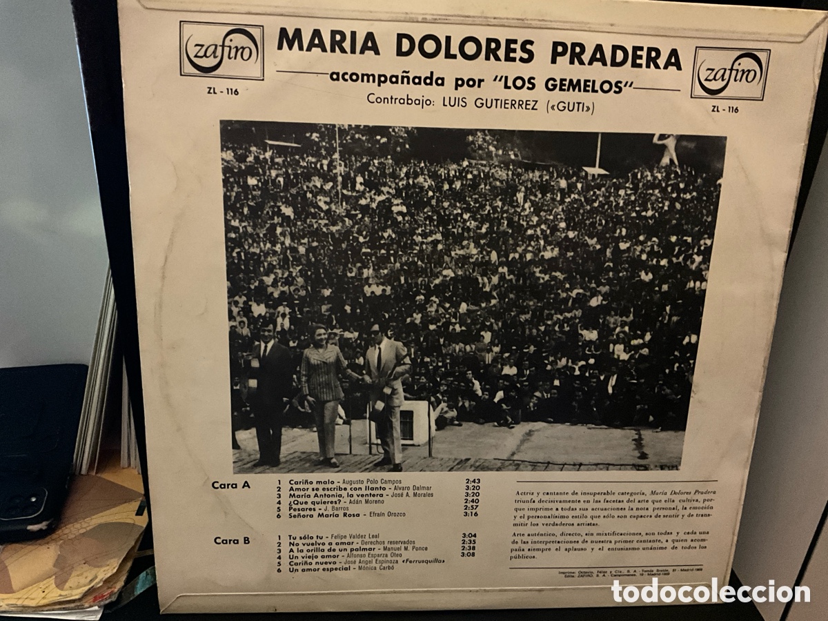 Discos de vinilo: MARIA DOLORES PRADERA - Foto 2