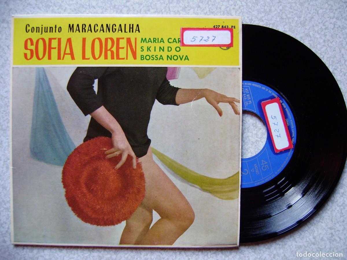 Discos de vinilo: CONJUNTO MARACANGALHA.SOFIA LOREN + 3...RARO - Foto 1