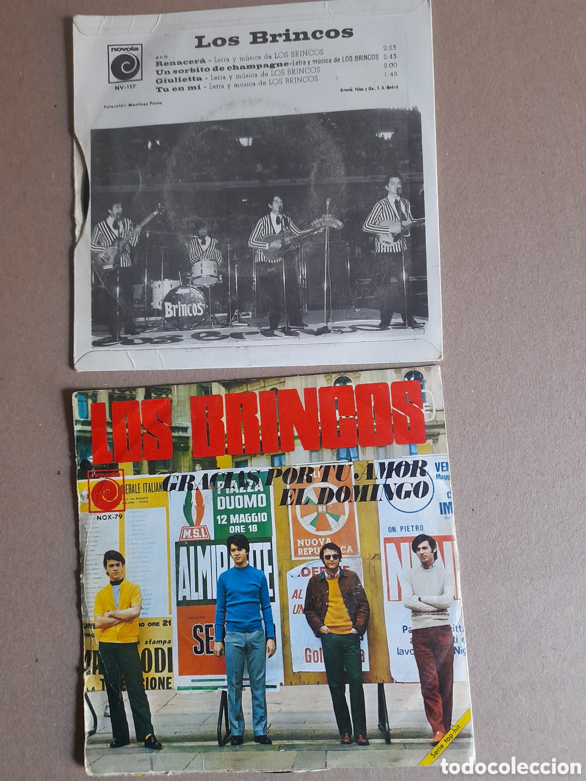 Discos de vinilo: Dos antiguos vinilos, Los Brincos - Foto 2