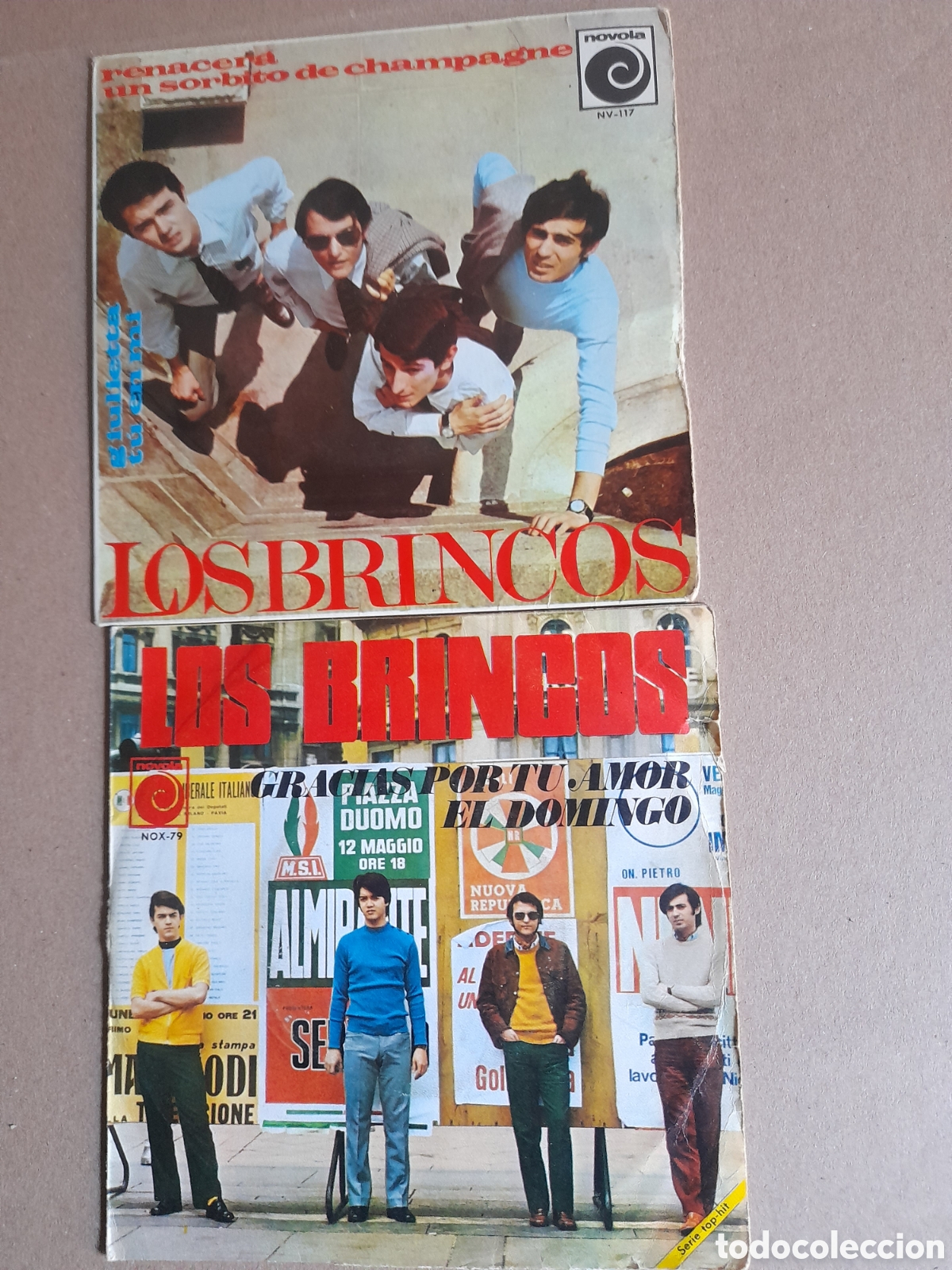 Discos de vinilo: Dos antiguos vinilos, Los Brincos - Foto 1