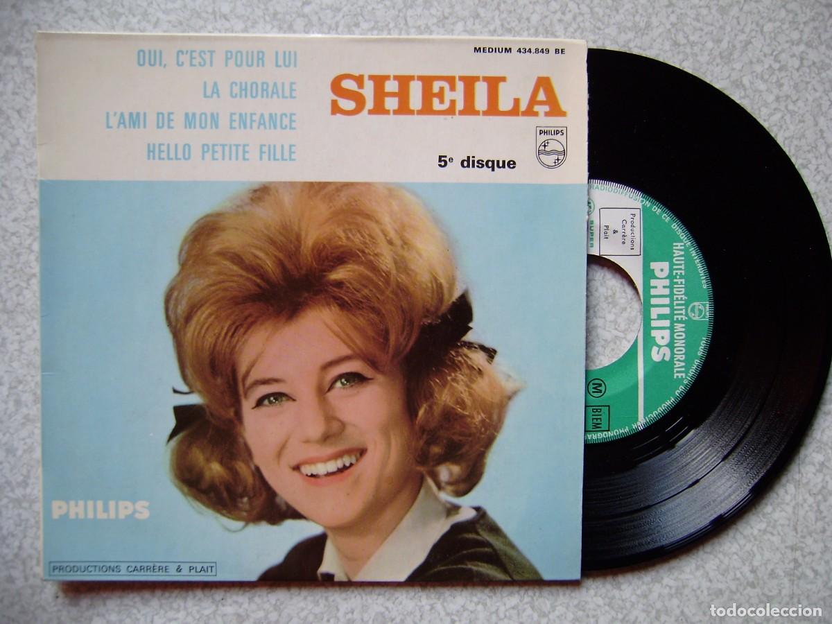 Discos de vinilo: SHEILA.OUI,C&acute;EST POUR LUI + 3...FRANCIA - Foto 1