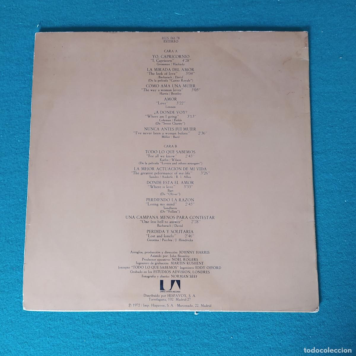 Discos de vinilo: Shirley Bassey &ndash; Yo, Capricornio - Foto 2