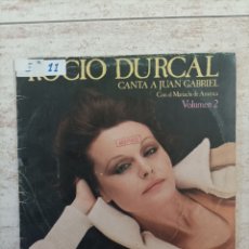 Discos de vinilo: ROCIO DURCAL CANTA A JUAN GABRIEL VOLUMEN 2 - ARIOLA 26.063-I - VG / F