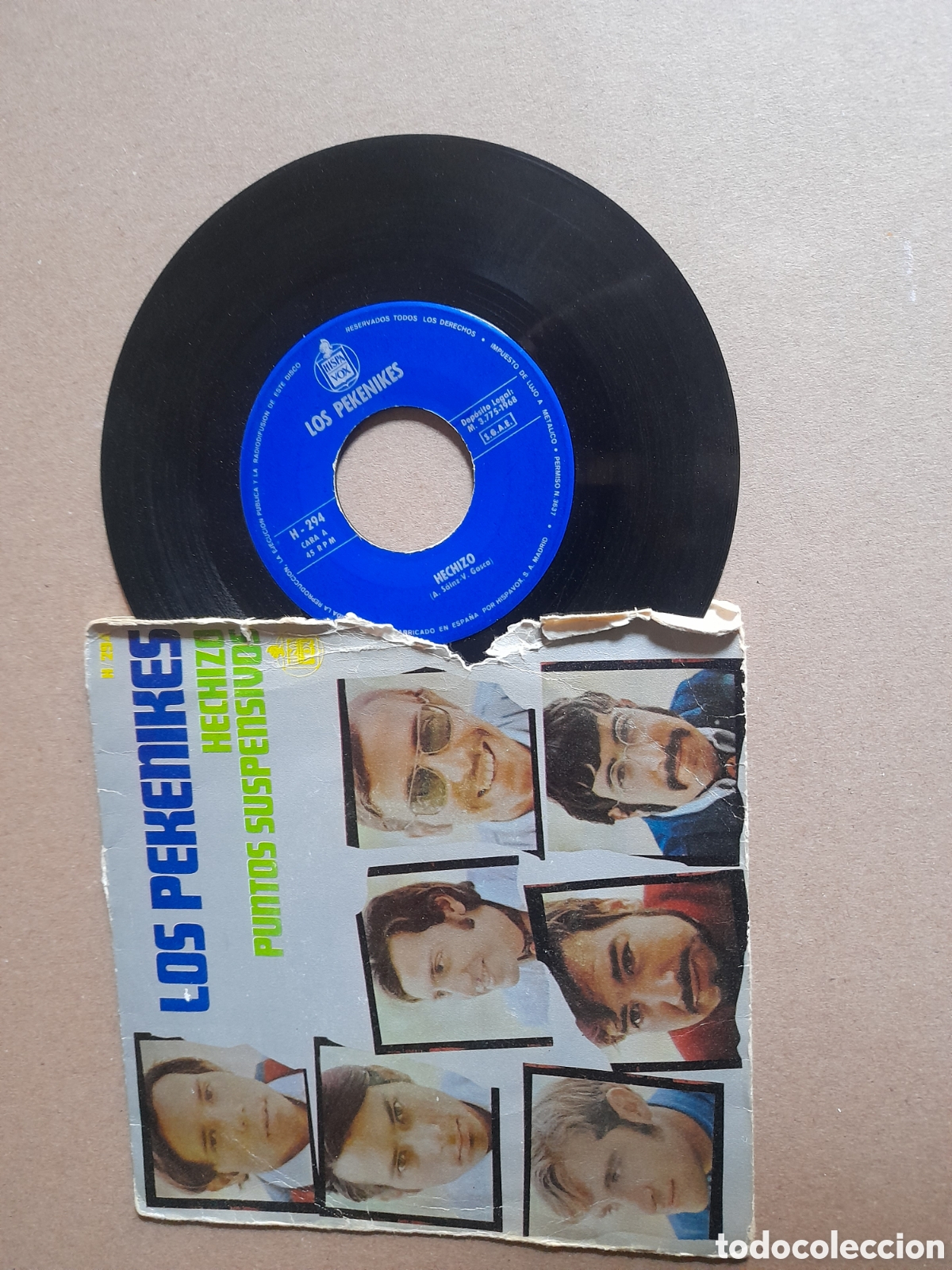 Discos de vinilo: Vinilo, Los Pekenikes, Hechizo de 1968 - Foto 2