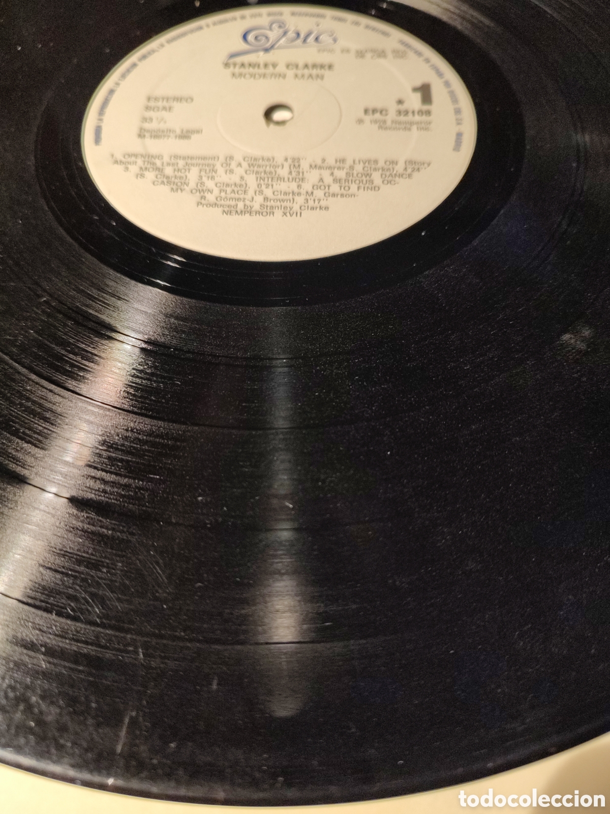 Discos de vinilo: Stanley Clarke - Modern man - Foto 3