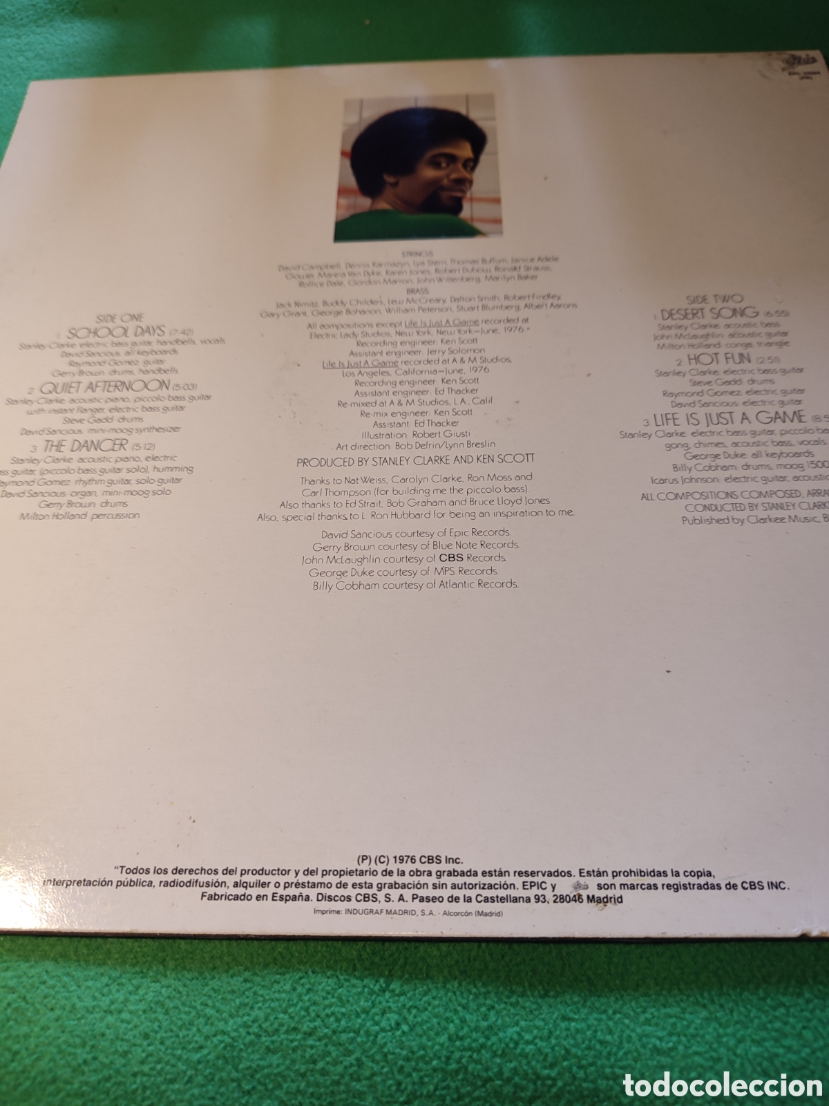 Discos de vinilo: Stanley Clarke - School days - Foto 2