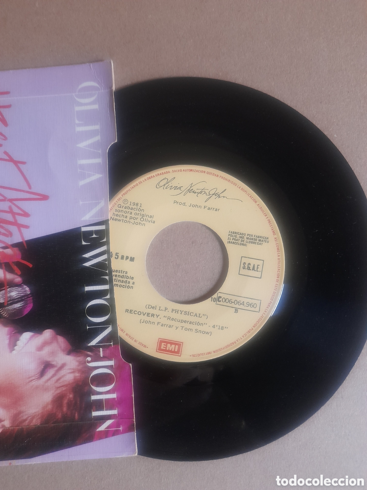 Discos de vinilo: Vinilo, Ataque al coraz&oacute;n de Olivia Newton Jhon - Foto 3