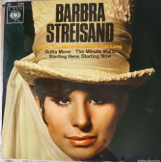 Discos de vinilo: BARBRA STREISAND EP SELLO CBS EDITADO EN ALEMANIA