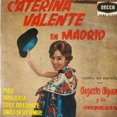Discos de vinilo: CATERINA VALENTE EN ESPAÑOL EP SELLO DECCA EDITADO EN ESPAÑA AÑO 1960