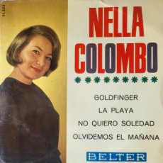 Discos de vinilo: NELLA COLOMBO EP SELLO BELTER EDITADO EN ESPAÑA AÑO 1965
