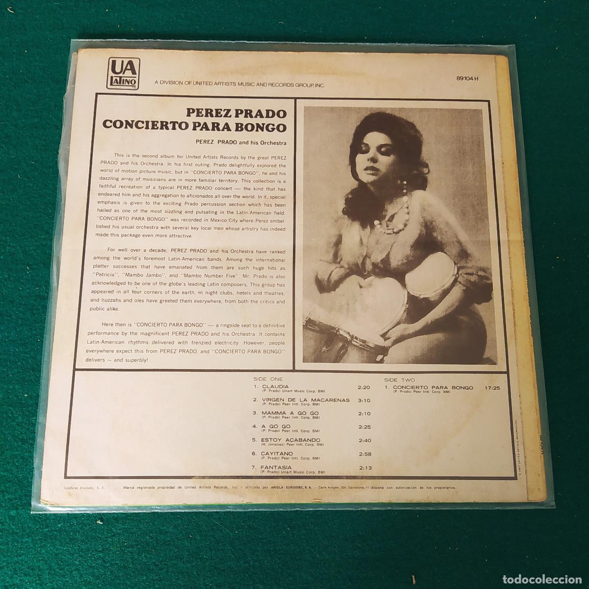 Discos de vinilo: Perez Prado &ndash; Concierto Para Bongo - Foto 2