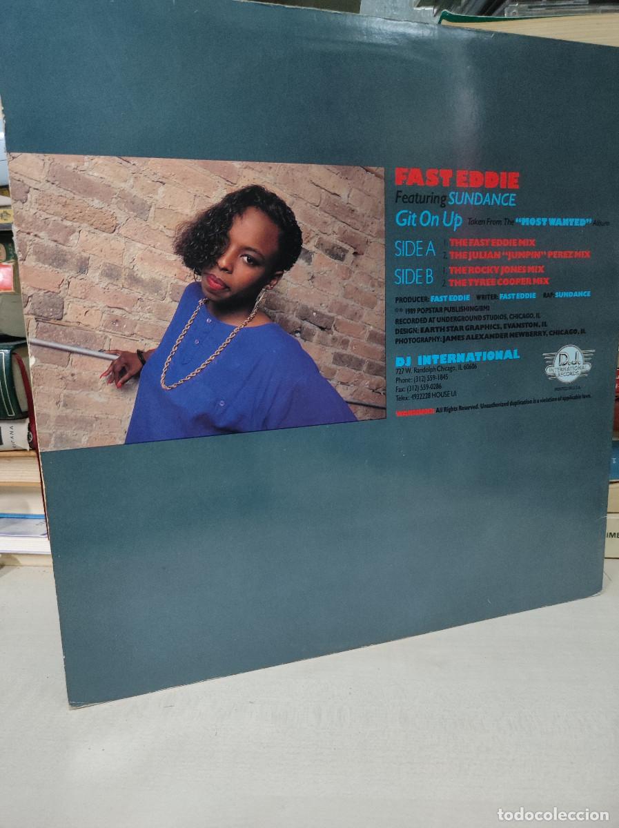 Discos de vinilo: Fast Eddie Featuring Sundance &ndash; Git On Up - Foto 2