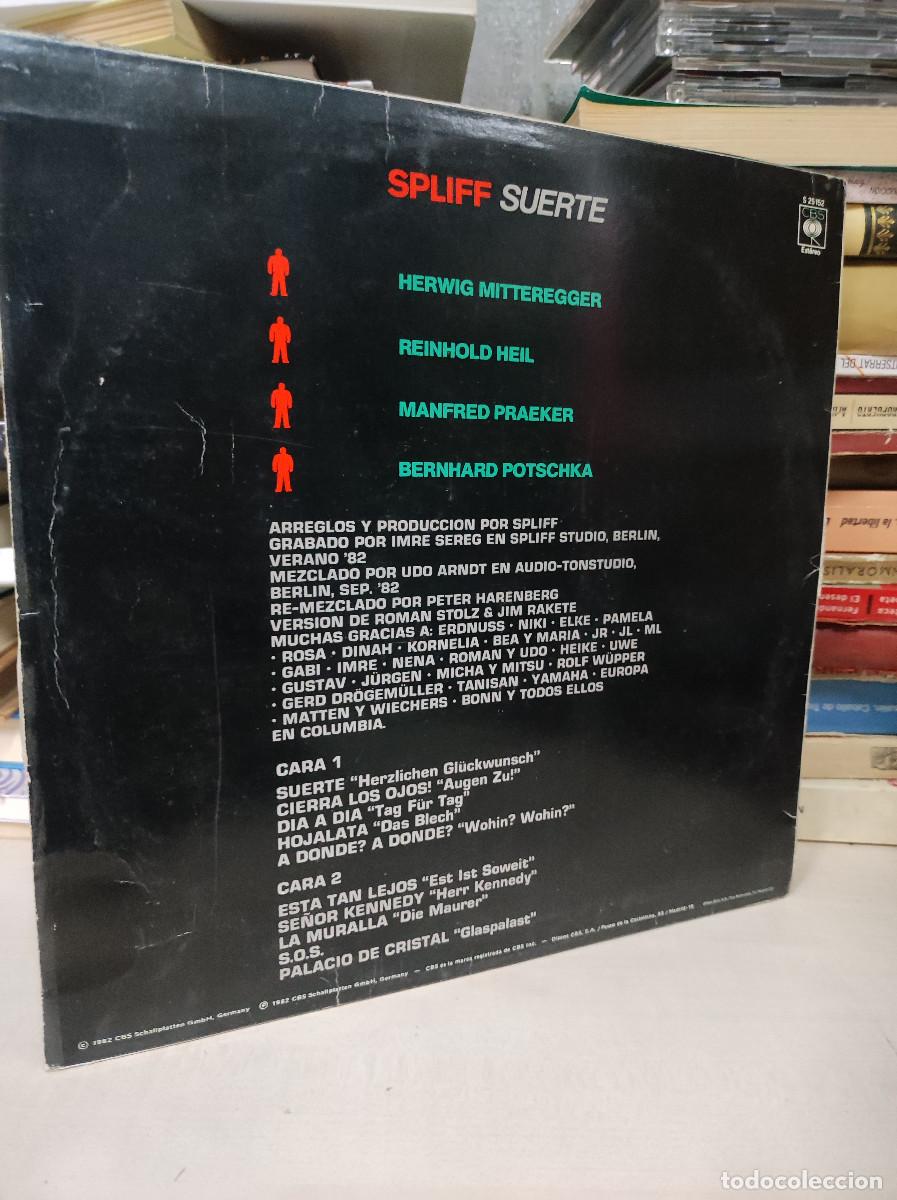 Discos de vinilo: Spliff &ndash; Suerte - Foto 2