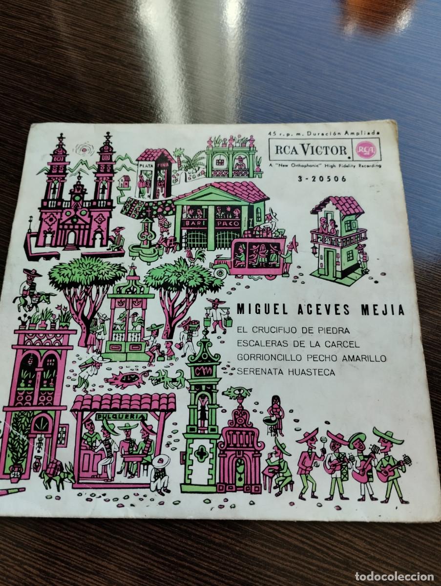 Discos de vinilo: Disco Single Miguel Aceves Mejia - Foto 1