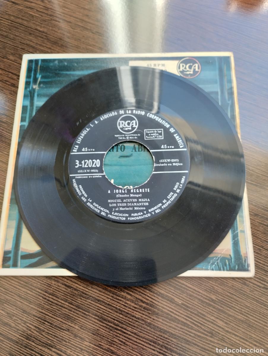 Discos de vinilo: Disco Single Miguel Aceves Mejia - Foto 3