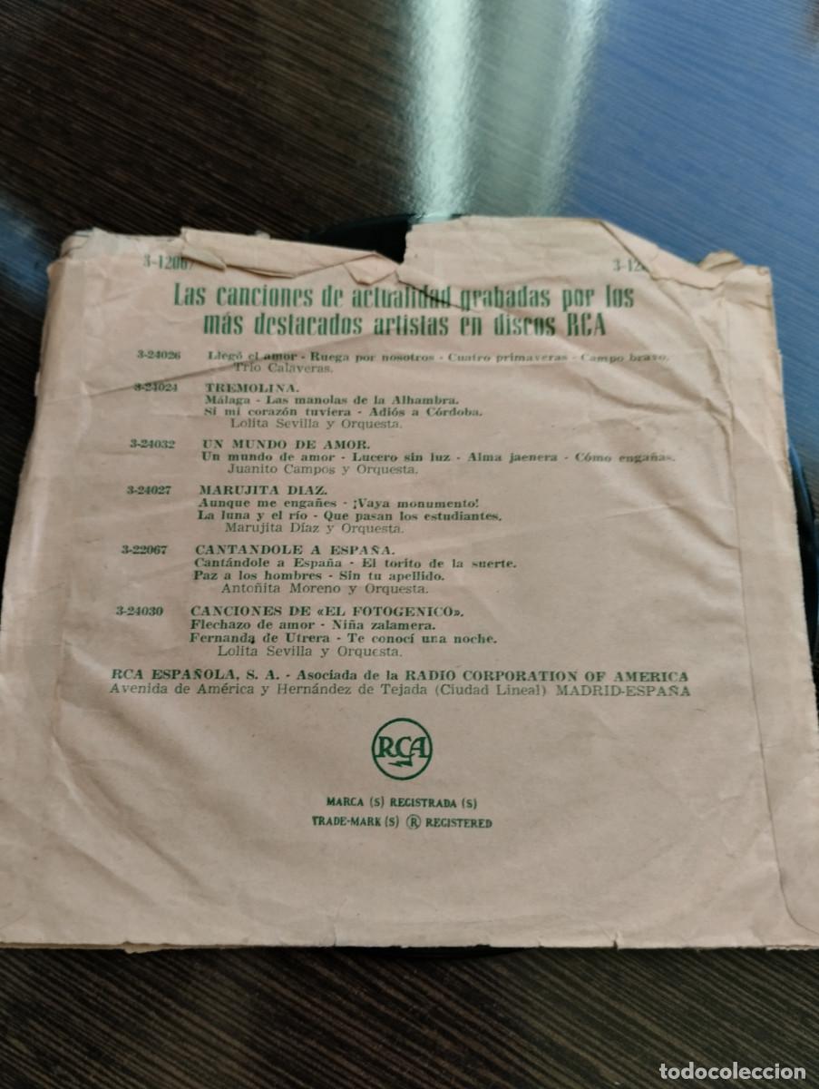 Discos de vinilo: Disco Single Miguel Aceves Mejia - Foto 2