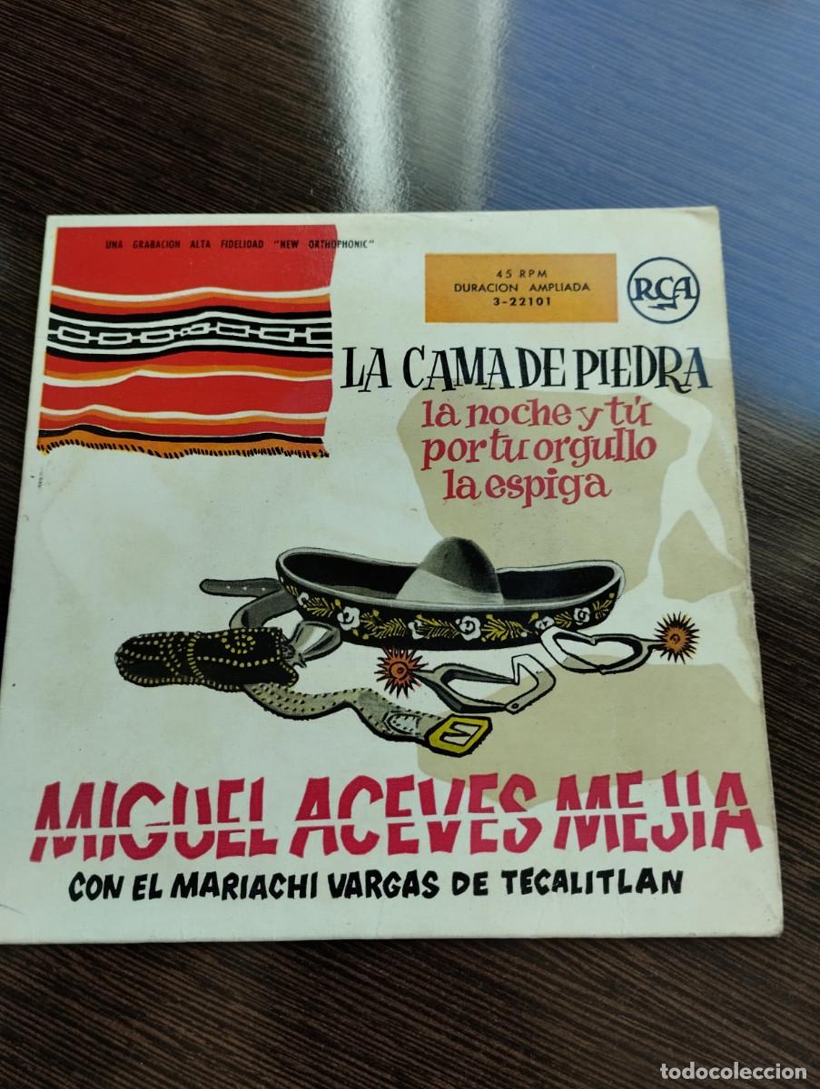 Discos de vinilo: Disco Single Miguel Aceves Mejia - Foto 1