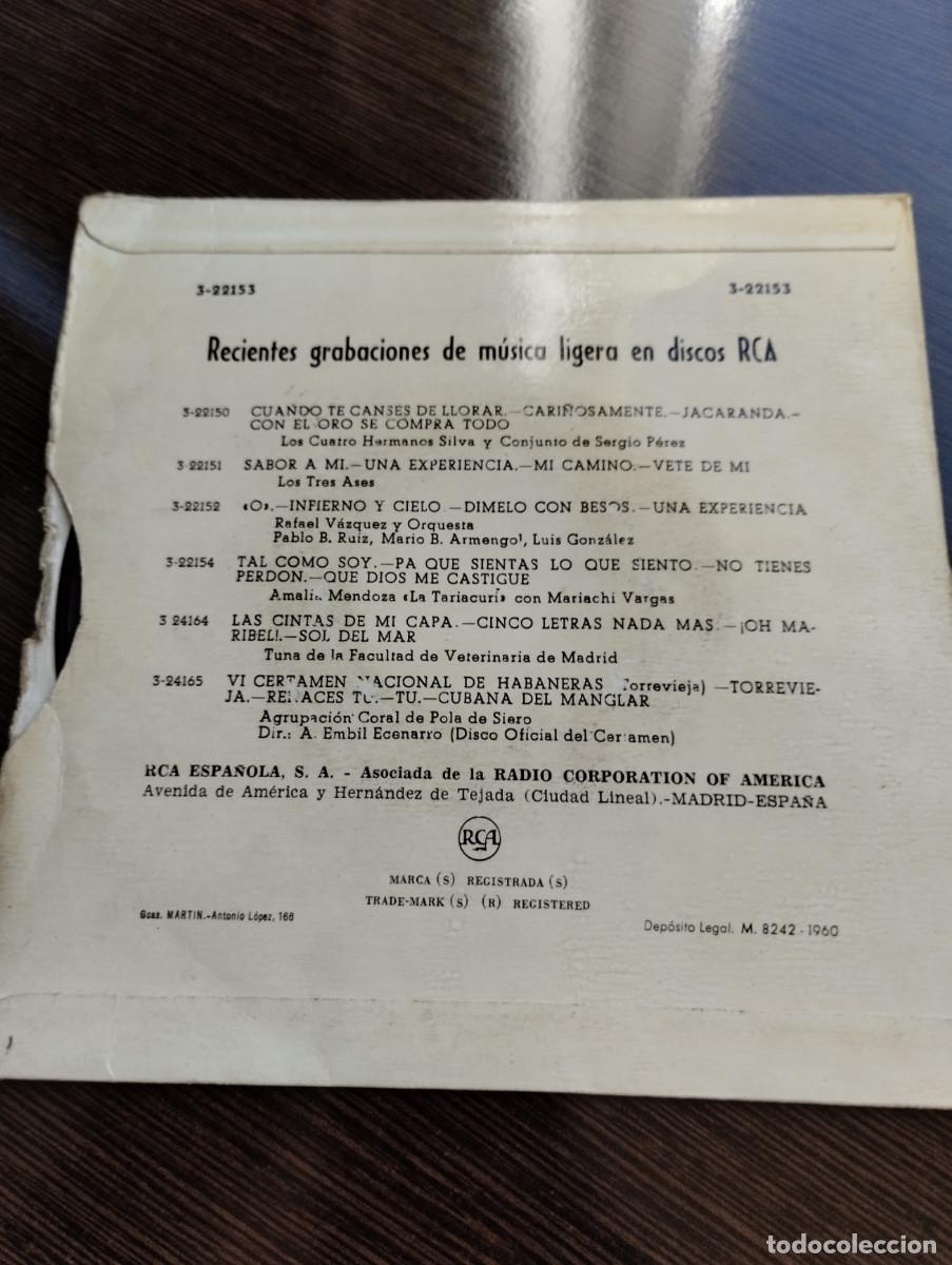 Discos de vinilo: Disco Single Miguel Aceves Mejia - Foto 2