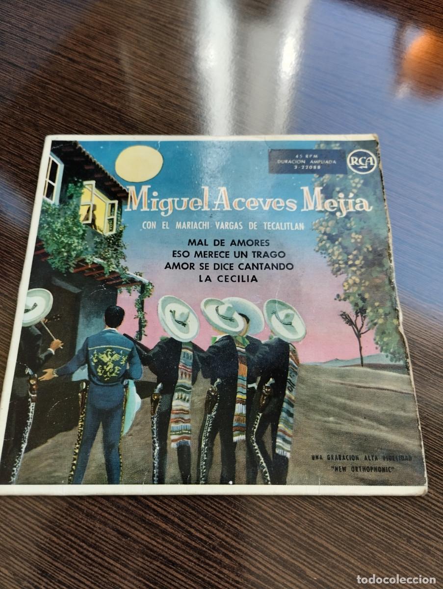 Discos de vinilo: Disco Single Miguel Aceves Mejia - Foto 1