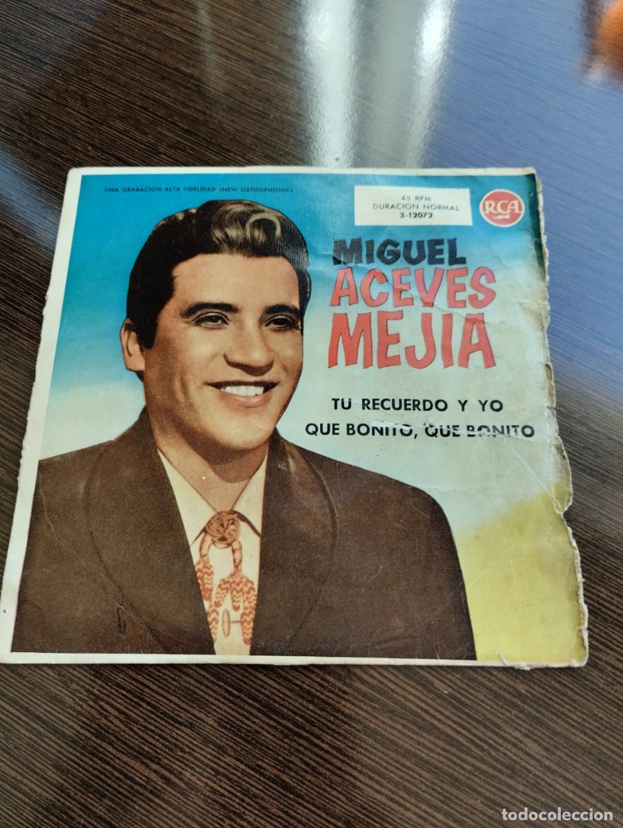 Discos de vinilo: Disco Single Miguel Aceves Mejia - Foto 1