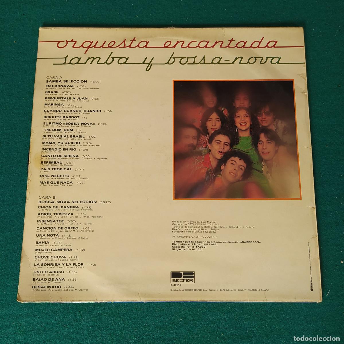 Discos de vinilo: Orquesta Encantada &ndash; Samba Y Bossanova - Foto 2