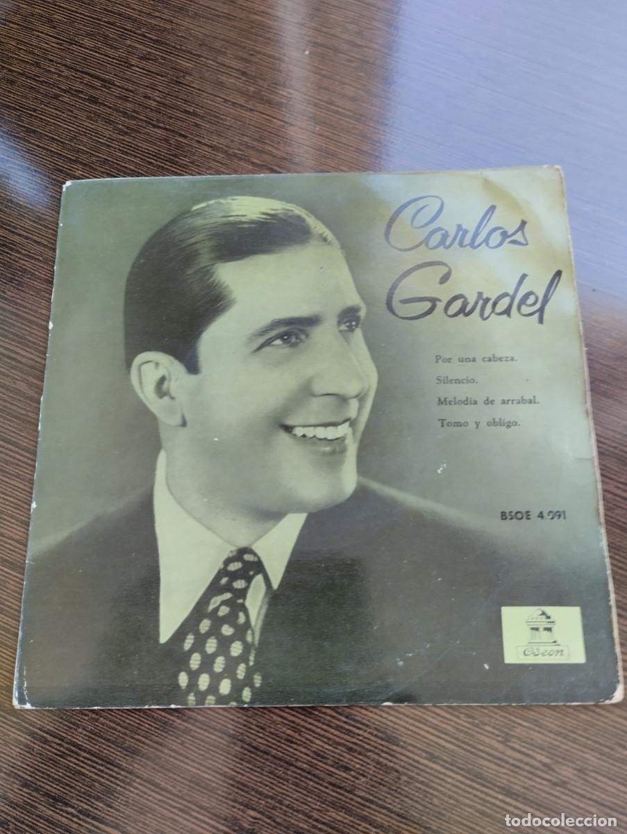Discos de vinilo: Disco Single Carlos Gardel - Foto 1