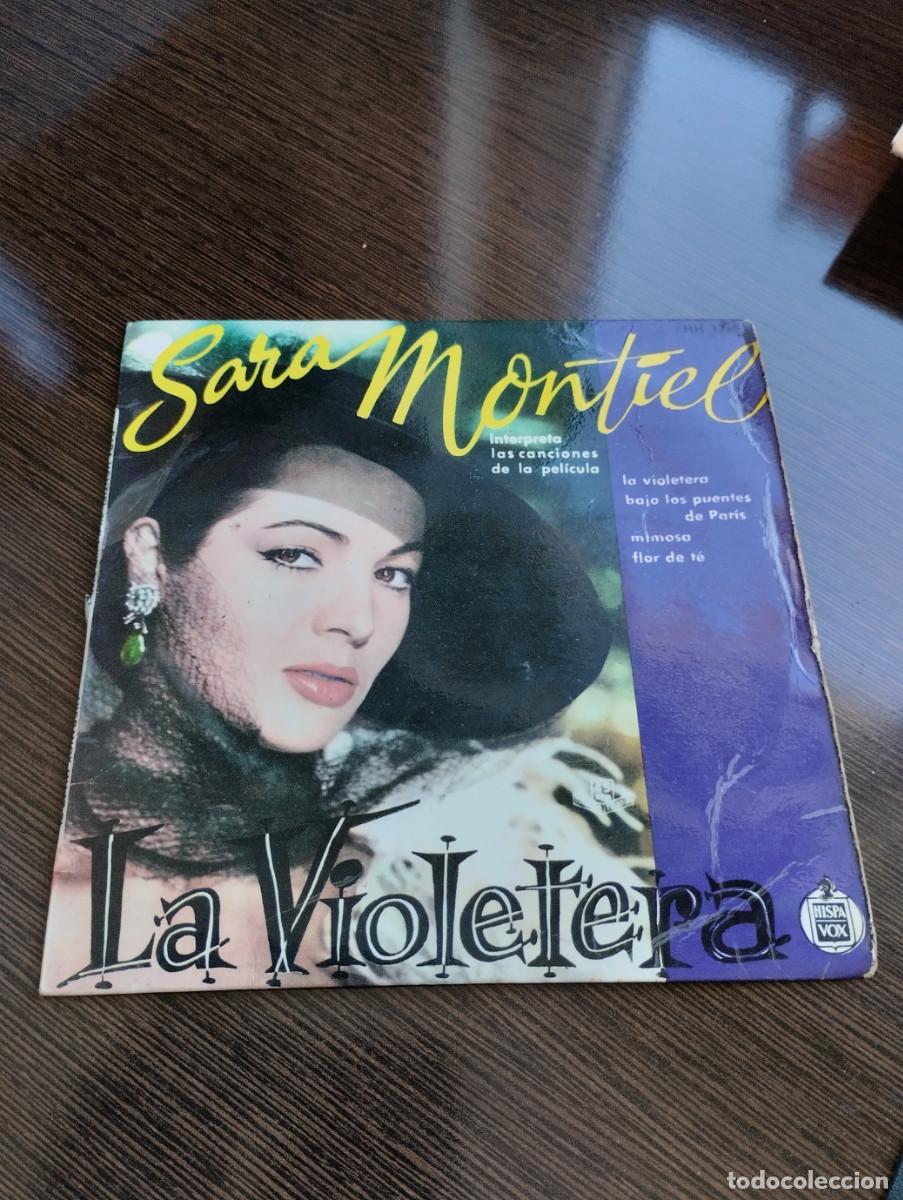 Discos de vinilo: Disco Single Sara Montiel La Violetera - Foto 1