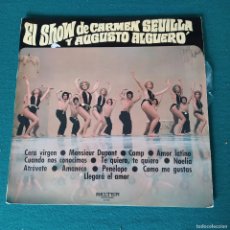 Discos de vinilo: CARMEN SEVILLA Y AUGUSTO ALGUERÓ – EL SHOW DE CARMEN SEVILLA Y AUGUSTO ALGUERÓ