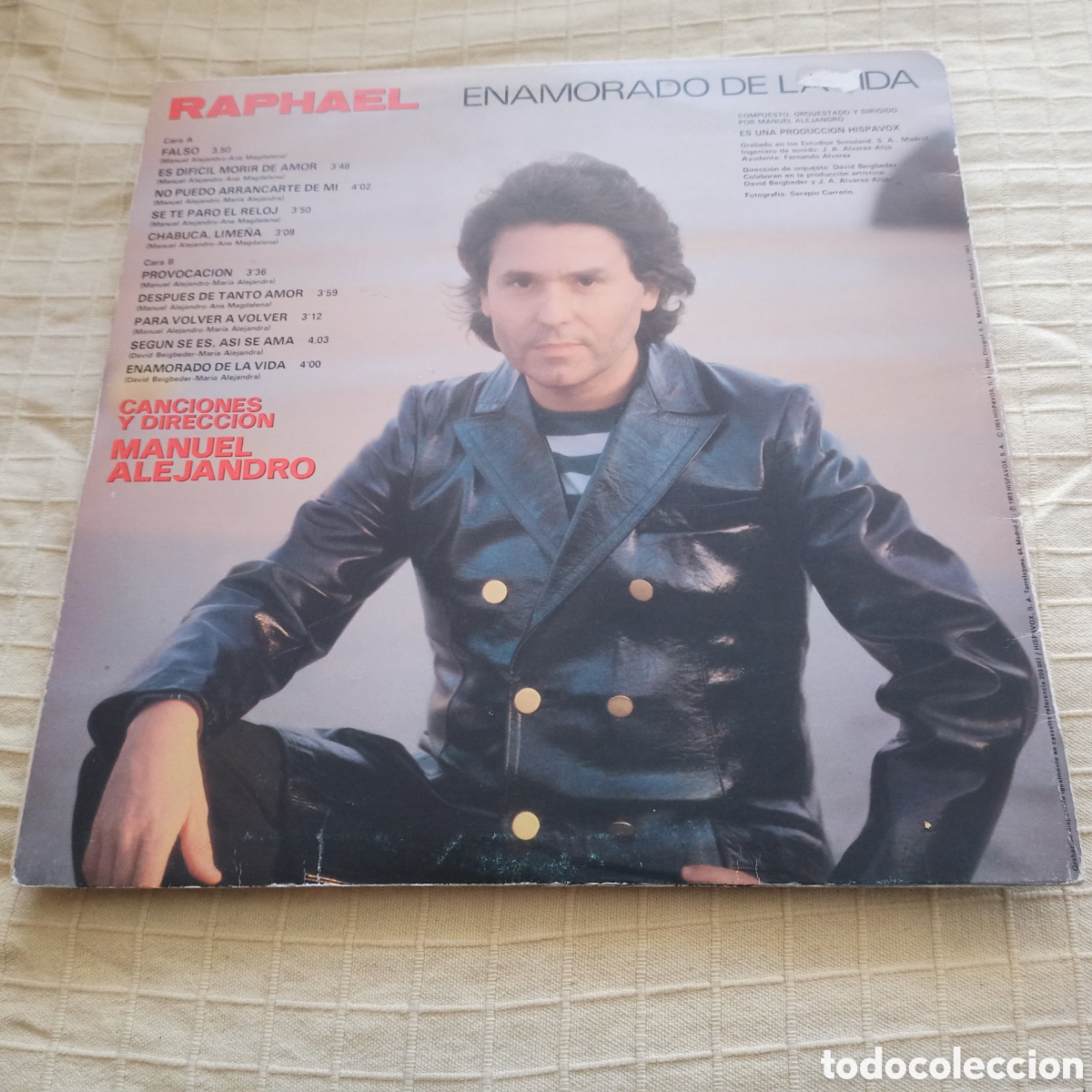 Discos de vinilo: Raphael - Enamorado De La Vida (LP, Album) - Foto 2