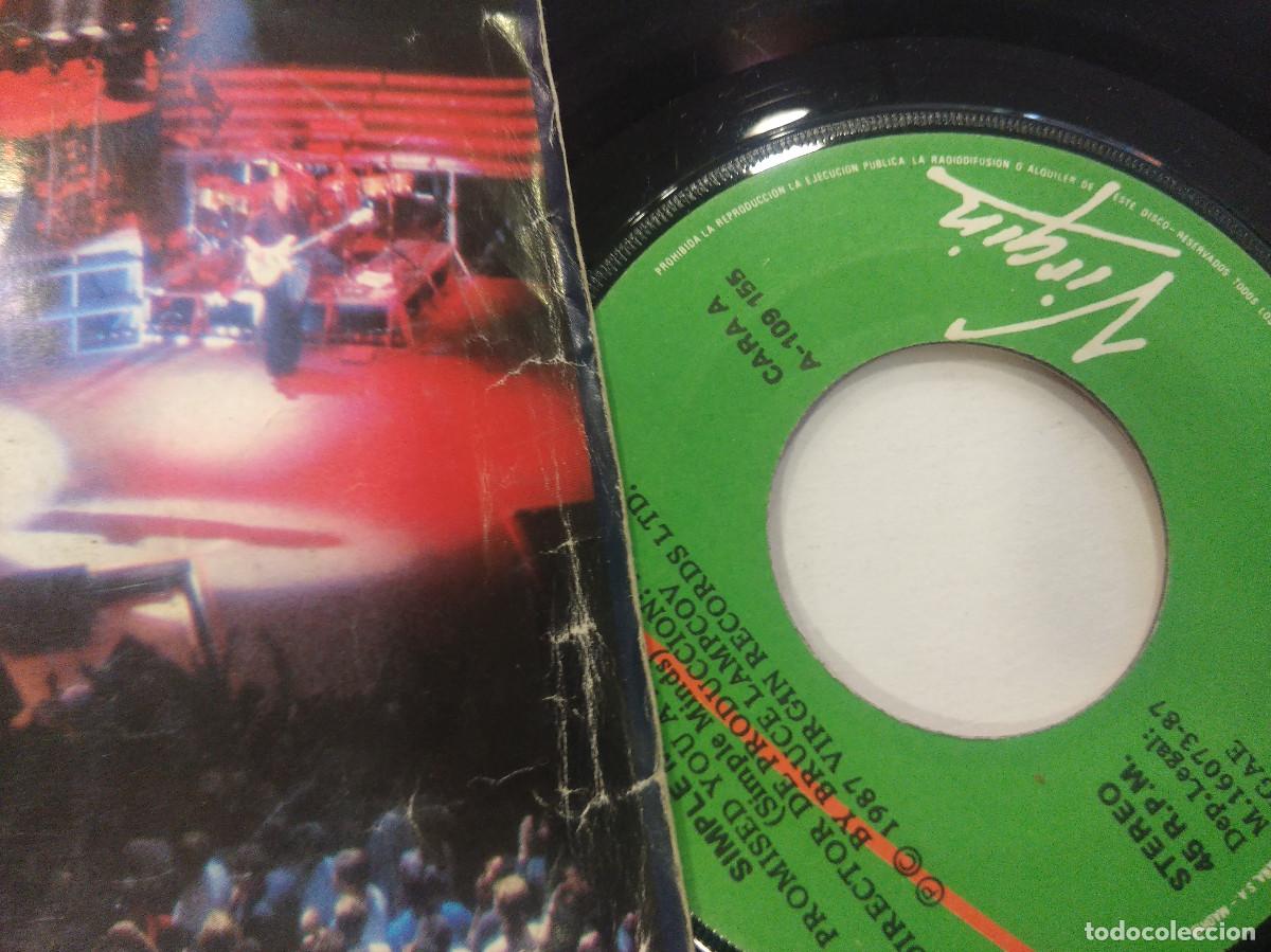 Discos de vinilo: SIMPLE MINDS/PROMISED YOU A MIRACLE/SINGLE. - Foto 2