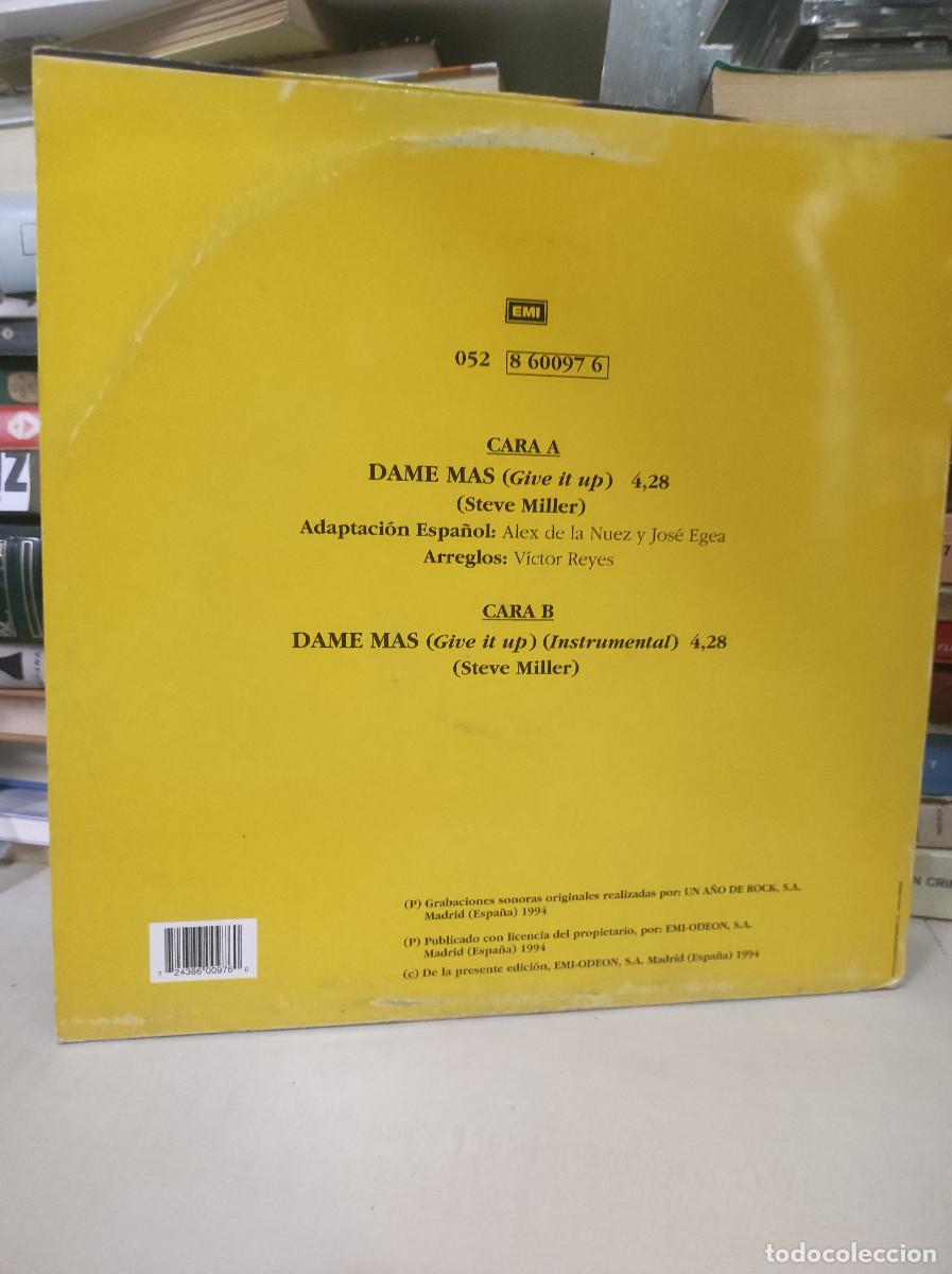Discos de vinilo: Alex De La Nuez &ndash; Dame Mas - Foto 2